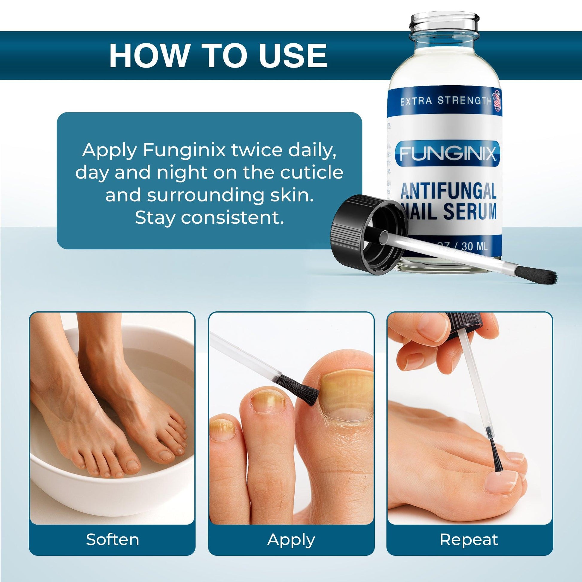 FUNGINIX - Extra Strength Toenail Fungus Treatment.