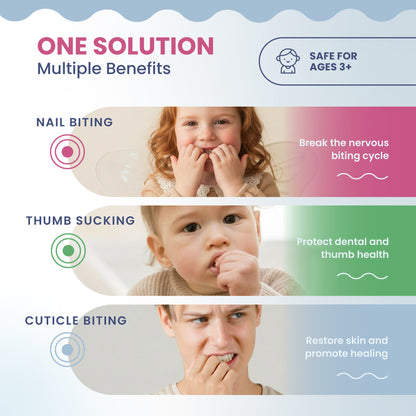KIDS STOP NAIL BITING — Bitter Taste Nail Biting Deterrent for Kids