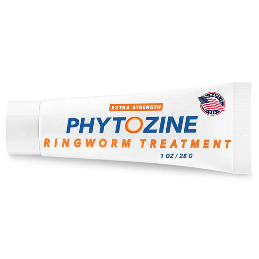 PHYTOZINE Anti Fungal Cream for Skin with 1% Tolnaftate - Ringworm Treatment for Humans - Effective Athletes Foot Treatment Cream - Sisquoc Healthcare